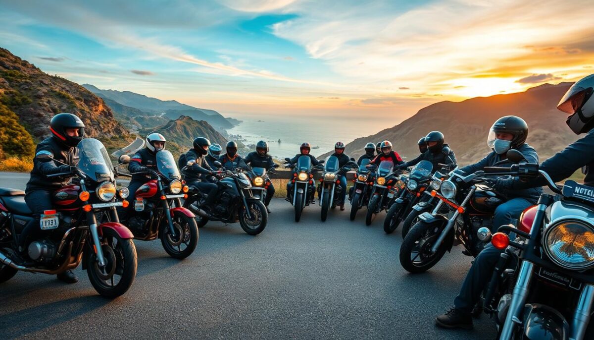 motorcycling community experiences